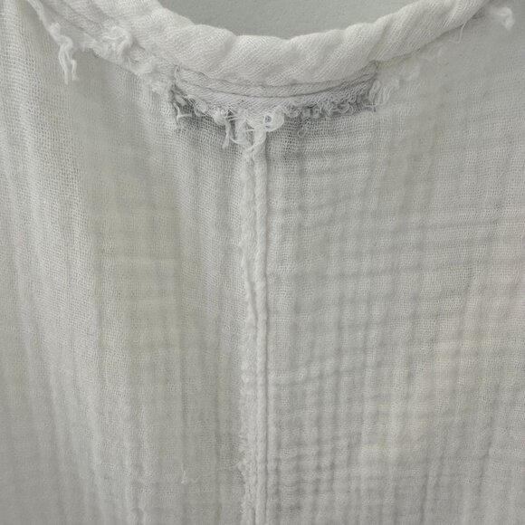 Michael Stars Crinkle Gauze Cotton Top - Picture 5 of 7